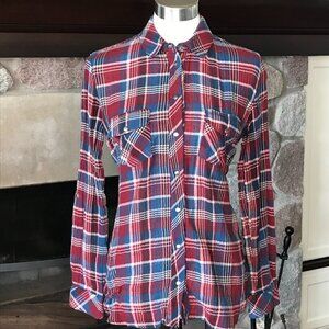 'Kut from the Kloth' Long Sleeved Plaid Button Down - Size Small